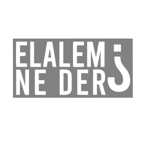 Elalem Ne Der Araba Sticker 17x17 Cm Gri