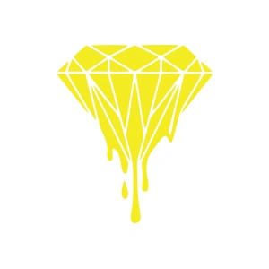 Elmas Araba Stickeri 17x17 Cm Sarı