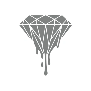 Elmas Araba Stickeri 17x17 Cm Gri