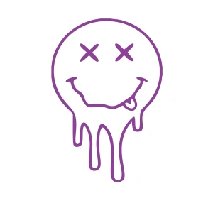 Eriyen Surat Araba Stickeri 17x17 Cm Mor