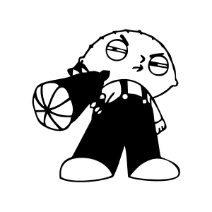 Araba Stickeri 17x17 Cm Siyah