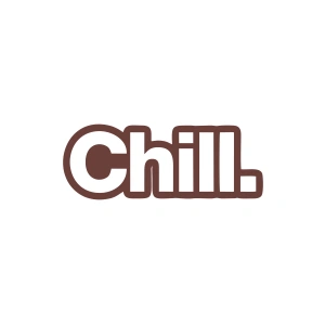 Chill. Araba Sticker 17x17 Cm Kahverengi