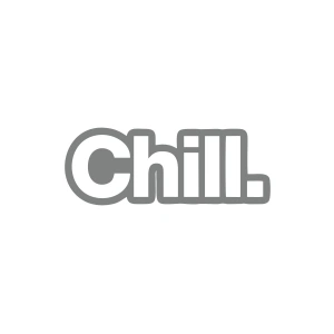 Chill. Araba Sticker 17x17 Cm Gri