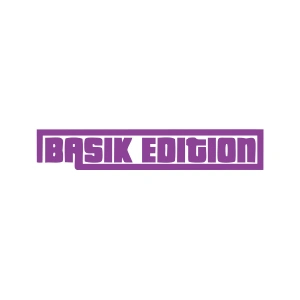 Basık Edition Araba Sticker 17x17 Cm Mor