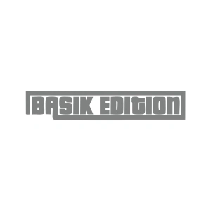Basık Edition Araba Sticker 17x17 Cm Gri