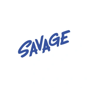 Savage Araba Sticker 17x17 Cm Mavi