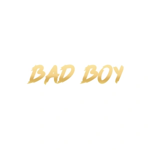 Bad Boy Araba Sticker 17x17 Cm Gold