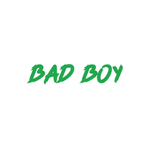 Bad Boy Araba Sticker 17x17 Cm Yeşil