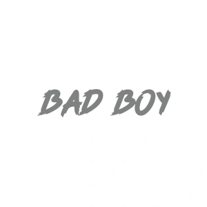 Bad Boy Araba Sticker 17x17 Cm Gri