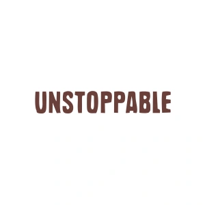Unstoppable Araba Sticker 17x17 Cm Kahverengi