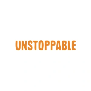Unstoppable Araba Sticker 17x17 Cm Turuncu