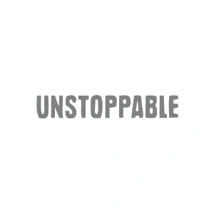 Unstoppable Araba Sticker 17x17 Cm Gri
