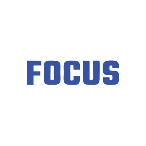 Focus Araba Sticker 17x17 Cm Mavi