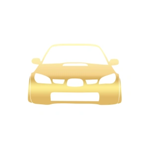 Araba Stickeri 17x17 Cm Gold