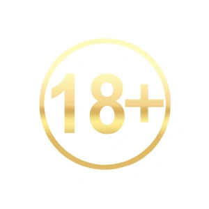 18+ Araba Stickeri 17x17 Cm Gold