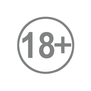 18+ Araba Stickeri 17x17 Cm Gri