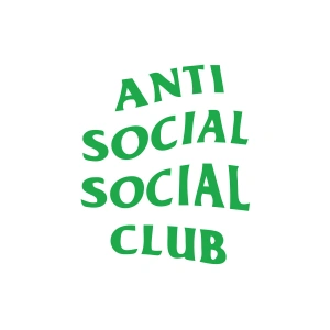 Anti Social Club Araba Sticker 17x17 Cm Yeşil