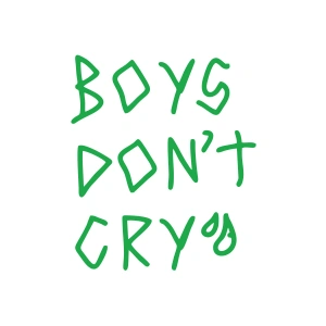 Boys Dont Cry Araba Sticker 17x17 Cm Yeşil