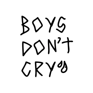Boys Dont Cry Araba Sticker 17x17 Cm Siyah