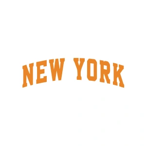 New York Araba Sticker 17x17 Cm Turuncu