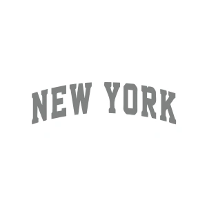 New York Araba Sticker 17x17 Cm Gri