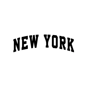 New York Araba Sticker 17x17 Cm Siyah