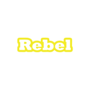 Rebel Araba Sticker 17x17 Cm Sarı