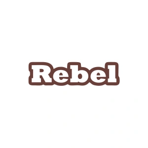 Rebel Araba Sticker 17x17 Cm Kahverengi