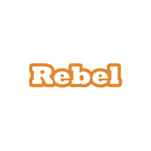 Rebel Araba Sticker 17x17 Cm Turuncu