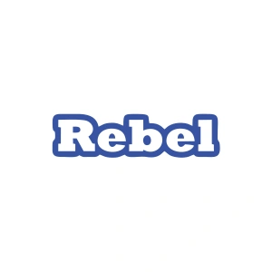 Rebel Araba Sticker 17x17 Cm Mavi