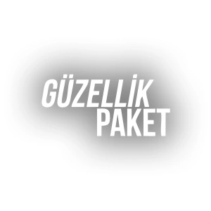 Güzellik Paket Araba Sticker 17x17 Cm Beyaz