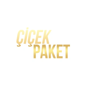 Çiçek Paket Araba Sticker 17x17 Cm Gold