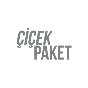 Çiçek Paket Araba Sticker 17x17 Cm Gri