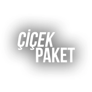 Çiçek Paket Araba Sticker 17x17 Cm Beyaz