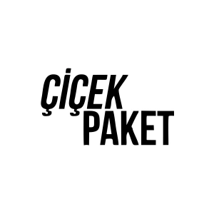 Çiçek Paket Araba Sticker 17x17 Cm Siyah