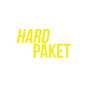 Hard Paket Araba Sticker 17x17 Cm Sarı
