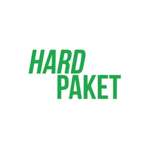 Hard Paket Araba Sticker 17x17 Cm Yeşil