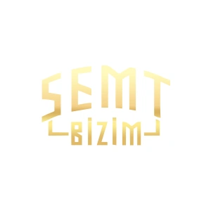 Semt Bizim Araba Sticker 17x17 Cm Gold