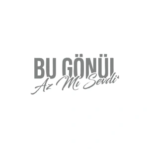 Bu Gönül Az Mı Sevdi Araba Sticker 17x17 Cm Gri