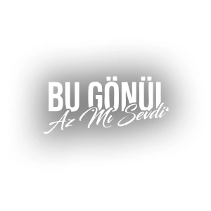 Bu Gönül Az Mı Sevdi Araba Sticker 17x17 Cm Beyaz