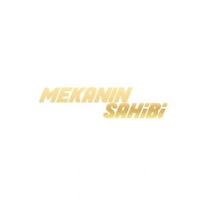 Mekanın Sahibi Araba Sticker 17x17 Cm Gold