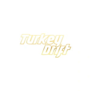 Turkey Drift Araba Sticker 17x17 Cm Gold