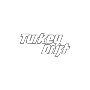 Turkey Drift Araba Sticker 17x17 Cm Gri