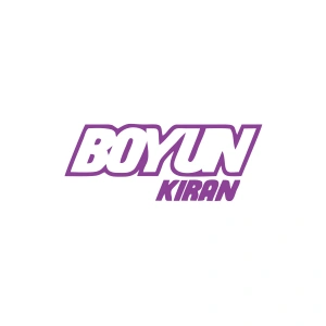 Boyun Kıran Araba Sticker 17x17 Cm Mor