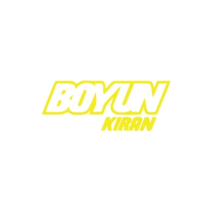 Boyun Kıran Araba Sticker 17x17 Cm Sarı