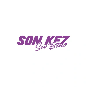 Son Kez Sev Beni Araba Sticker 17x17 Cm Mor