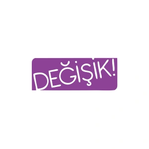 Değişik! Araba Sticker 17x17 Cm Mor