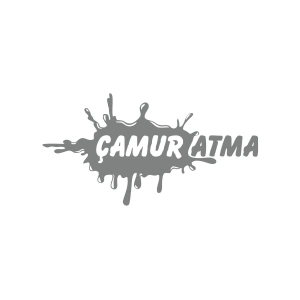 Çamur Atma Araba Sticker 17x17 Cm Gri