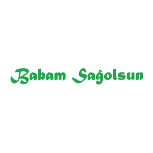 Babam Sağolsun Araba Sticker 17x17 Cm Yeşil