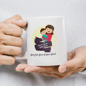 Anneler Günü Kupası - Anneler Günün Kutlu Olsun Seni Çok Seven Oğlun